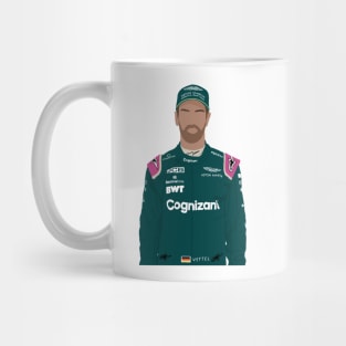 Sebastian Vettel for Aston Martin F1 team 2021 Mug